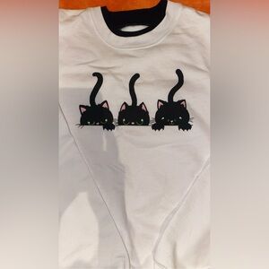CUTE CAT new throw-over sweater